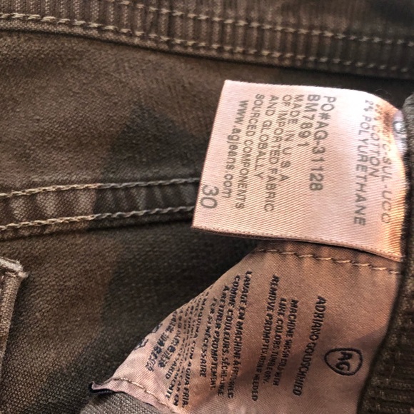 AG Matchbox Slim Straight Corduroy - Dark Brown - Picture 3 of 4